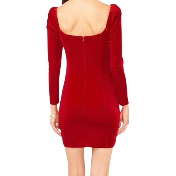1. State Dresses & Skirts - NWOT | Women’s Princess Seamed Red Velvet Mini Dress